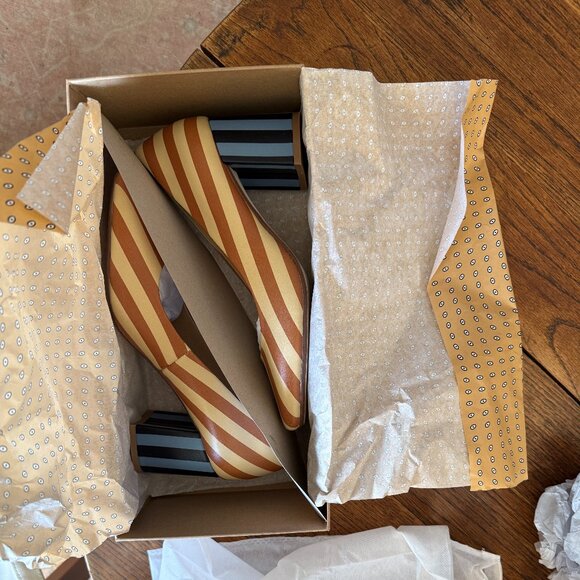 NIB | Sz 9 | Estee in Camel Stripe | Charlotte Stone - Picture 2 of 6